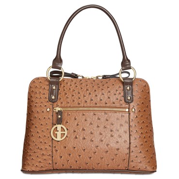 Ostrich-Embossed Dom...