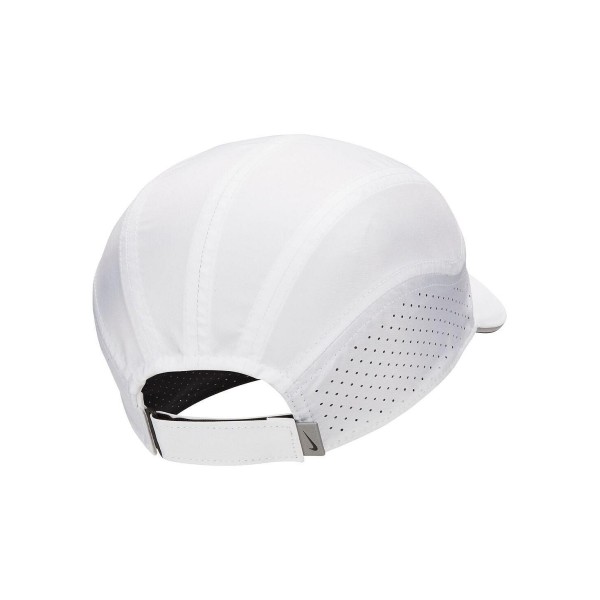 Men's and Women's White Reflective Fly Performance Adjustable Hat