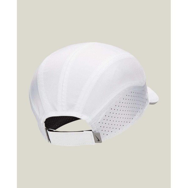 Men's and Women's White Reflective Fly Performance Adjustable Hat