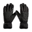 Women's Insulated Fleece-Trim Waterproof Ski Gloves