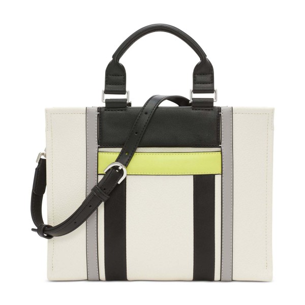 Colorblocked Triple Compartment Convertible Crossbody