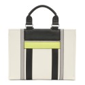 Colorblocked Triple Compartment Convertible Crossbody