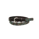 Amazonite Leather Belt