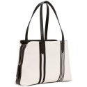 Convertible Tote with Striped Crossbody Strap and Coin Pouch