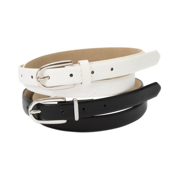 2-Pk Snake & Solid Belt